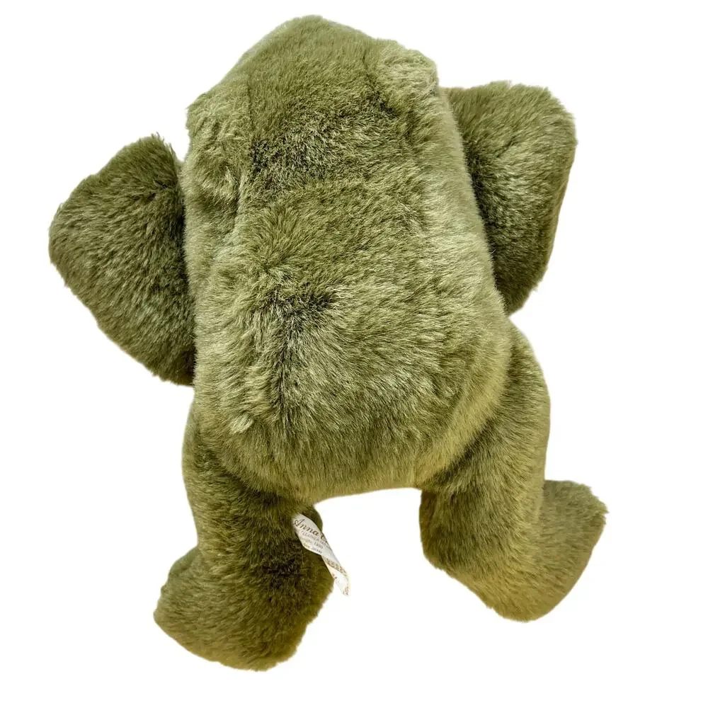 Green Frog Plush Stuffed Toy Animal Rattles 15